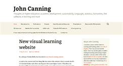 Desktop Screenshot of johncanning.net